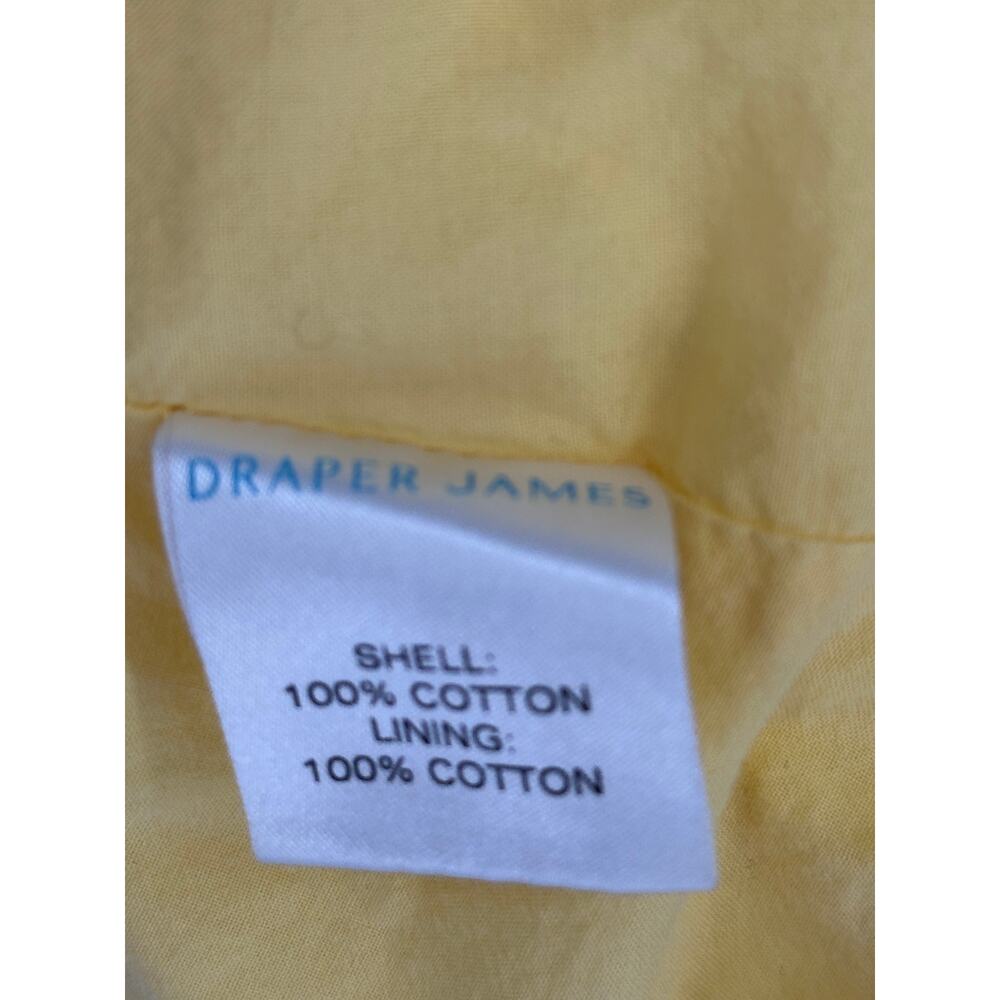 Draper James Yellow Eyelet Flutter Sleeve Wrap Dr… - image 4